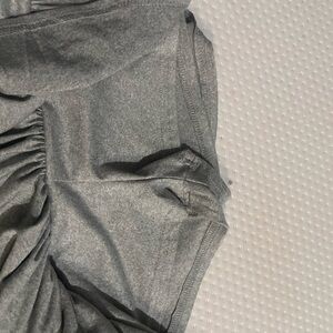 Fashion Nova Heather Gray A-Line Skirt